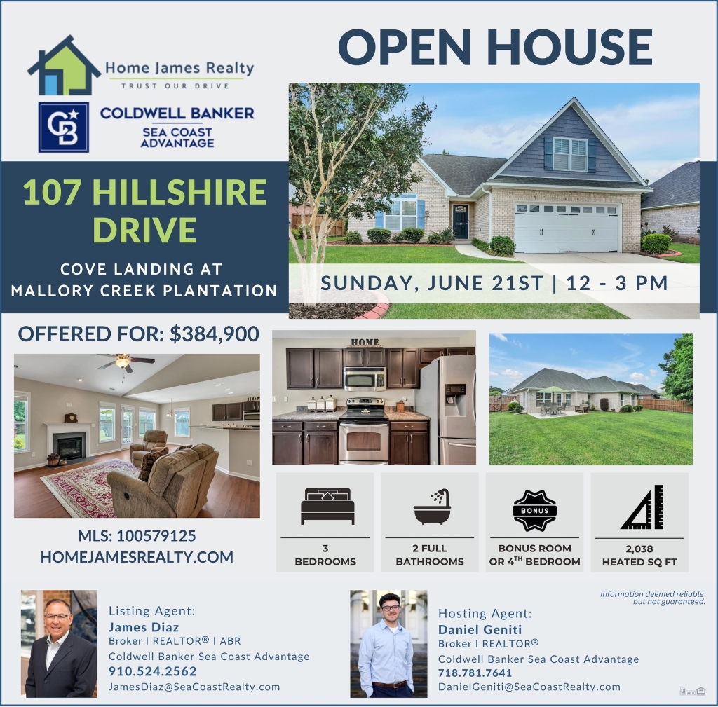 open house mallory creek home james